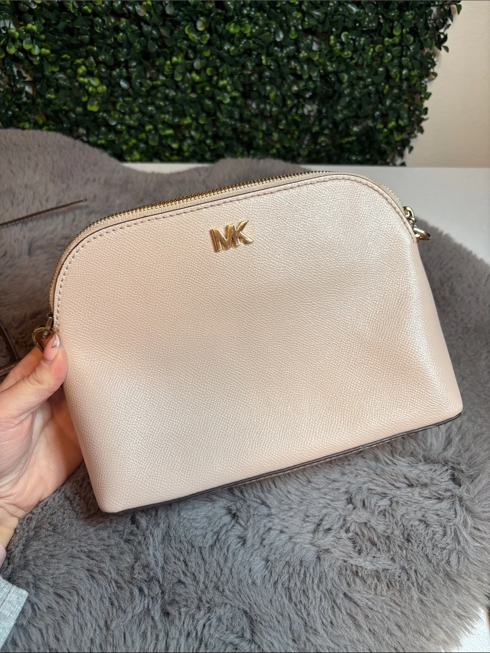 Michael Kors Cream Pink Crossbody Bag